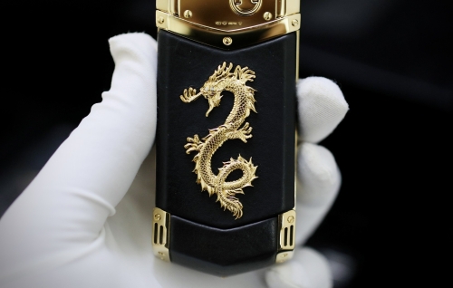 Signature S Dragon Rose Gold